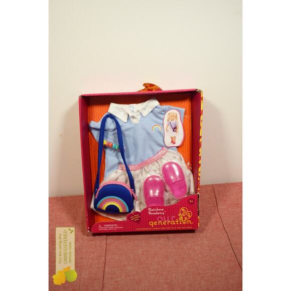 Our Generation School Uniform Outfit for 18" Dolls Rainbow Academy - Picture 1 of 5